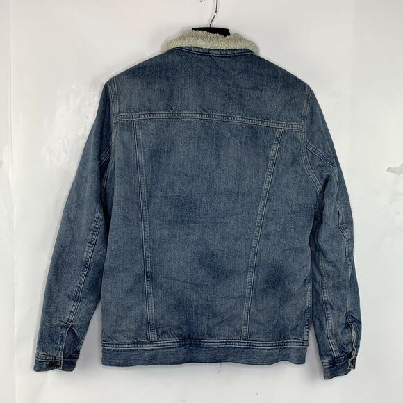 Mavi Jeans Co. Karla Sherpa Denim Jacket NWOT Size S - Picture 9 of 12